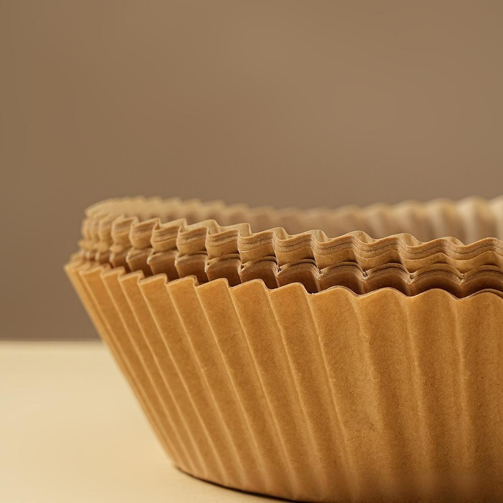 Papel para Freidora de Aire, Papel de Silicona, Resistente a Altas Temperaturas y Absorbente de Aceite para Horno