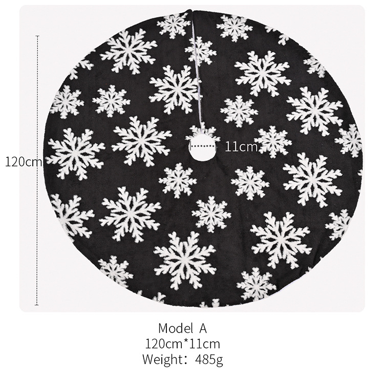 Wholesale Jacquard Snowflake Tree Skirt Christmas Decoration Nihaojewelry display picture 14