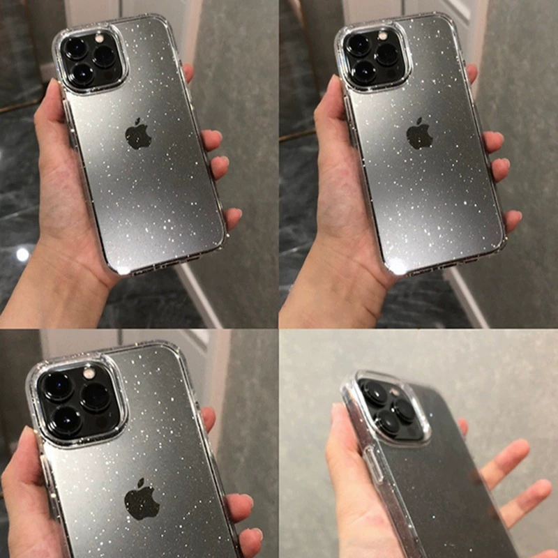 Сумка для телефона (Apple) для серии iPhone 17/16/15, прозрачная или черная, тонкий защитный дизайн