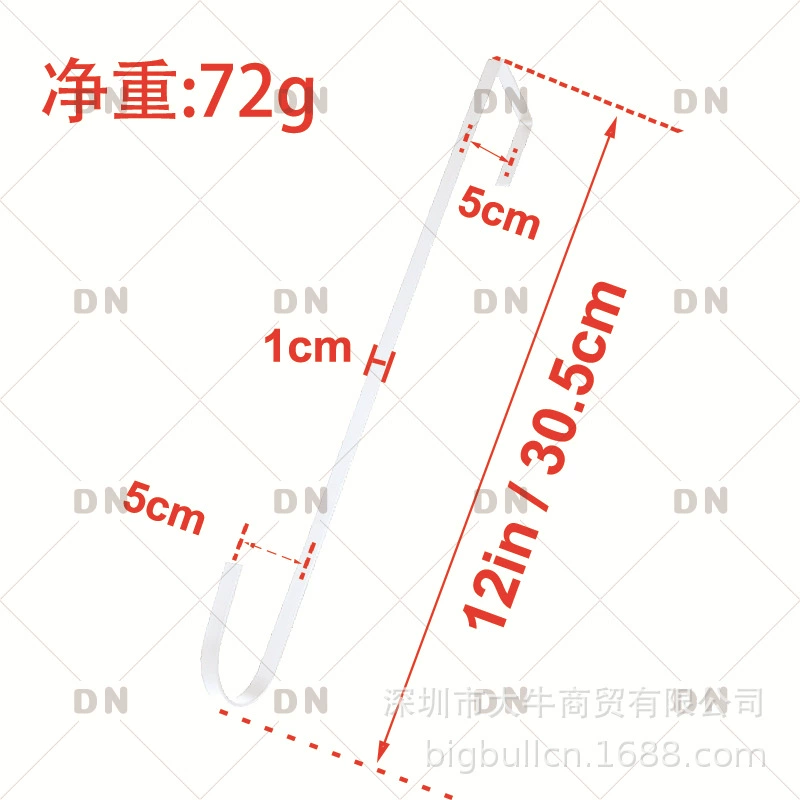 Christmas flower ring hook door behind the hook without trace hook flat hooks Z -shaped hook