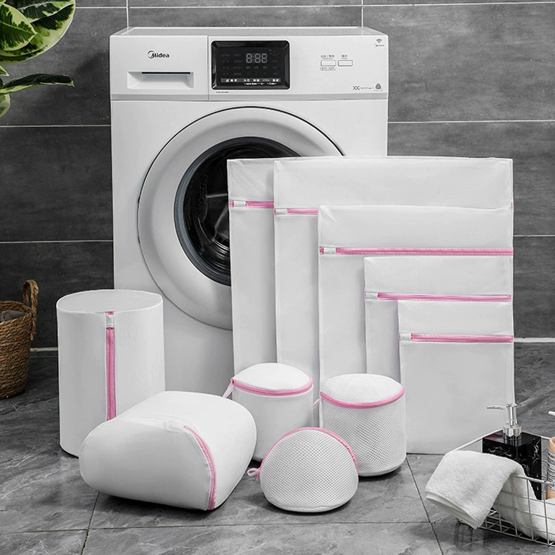 핑크색 미세 메쉬