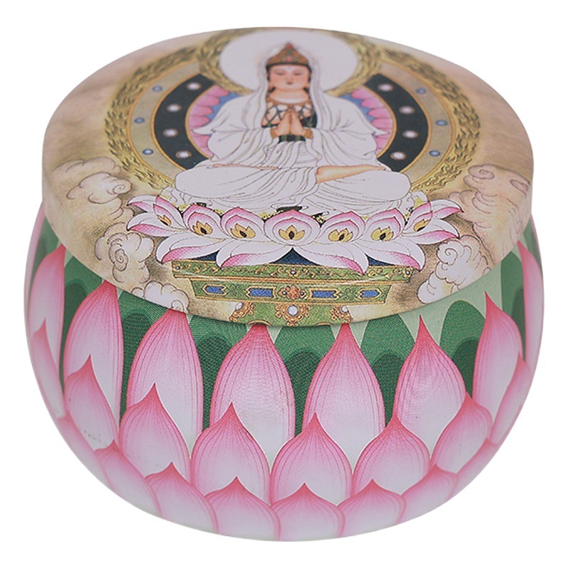 Bendición Buda adoración palabra Xizanga vela de aromaterapia buscando riqueza y mostrando palabras que desean adorar a Buda antes de rezar Lámpara de mantequilla Vela de adoración de Buda al por mayor