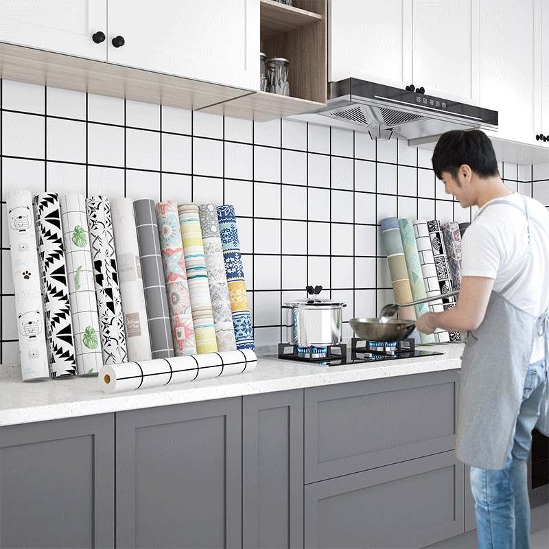 5 m kitchen oil-proof stickers waterproof moisture-proof wall stickers bathroom oil smoke stickers wallpaper self-adhesive wallpaper tile bathroom 5 m kitchen oil-proof stickers waterproof moisture-proof wall stickers bathroom oil smoke stickers wallpaper self-adhesive wallpaper tile bathroom