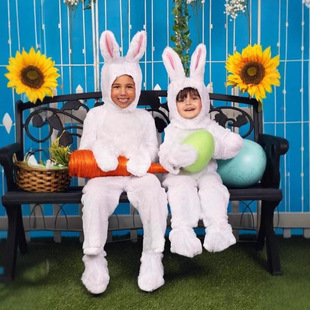 Cross-border Easter Egg Cartoon Plush Bunny Animal Figure Performance Clothing Forest Stage Performance Suit