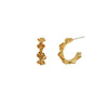 Design earrings, advanced fashionable silver needle, trend of season, silver 925 sample, high-quality style, wholesale