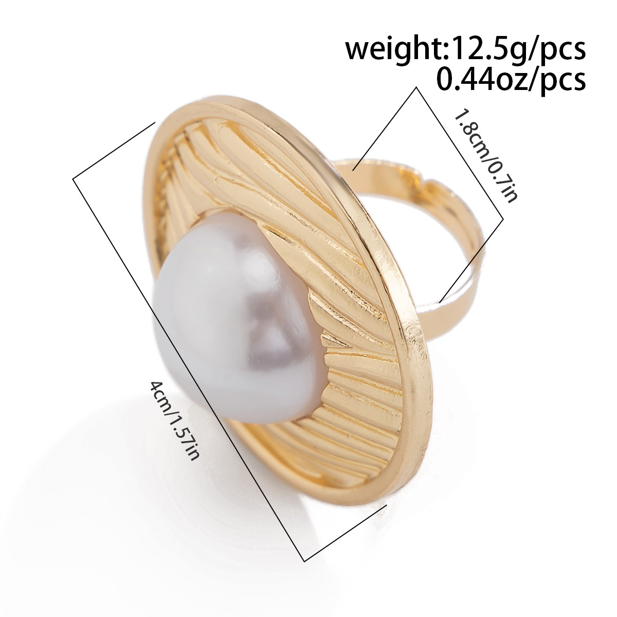 Adjustable Ring Size 1 Piece Quantity Daily, Street Occasion Vintage Style Classic Style Geometric Leaf Alloy Plating Women's Adjustable Ring