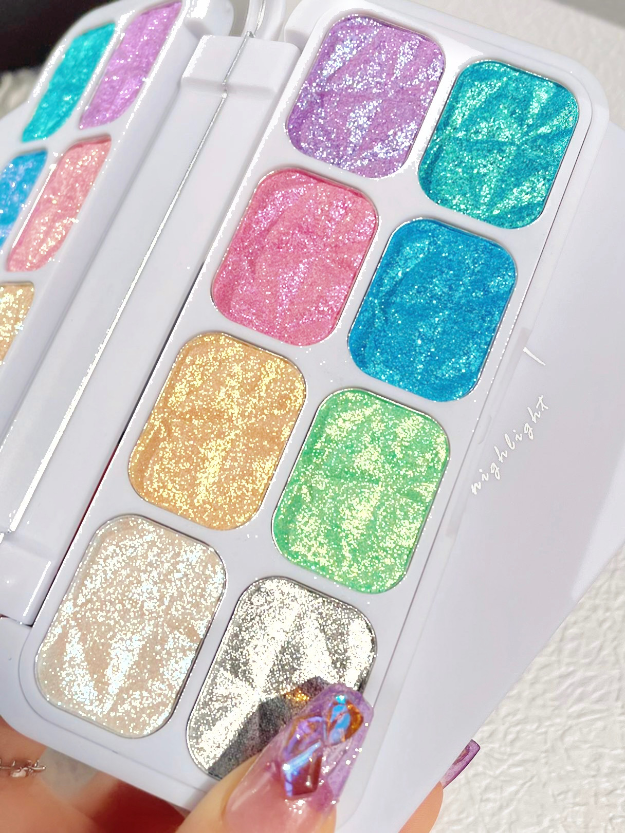 insfany Macaron Chameleon High Disc Polarized Color 8-color Cut Color Eyeshadow Douyin Xiaohongshu undefined