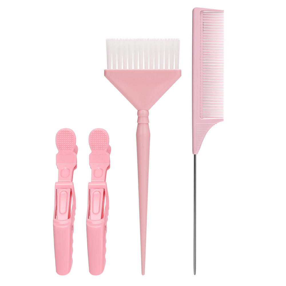 Herramientas de cepillo de teñido de aceite de peluquería salón profesional de teñido de cabello peine de teñido de cabello mango de cepillo de teñido de cabello unilateral pelo blando unilateral peine de teñido de cabello