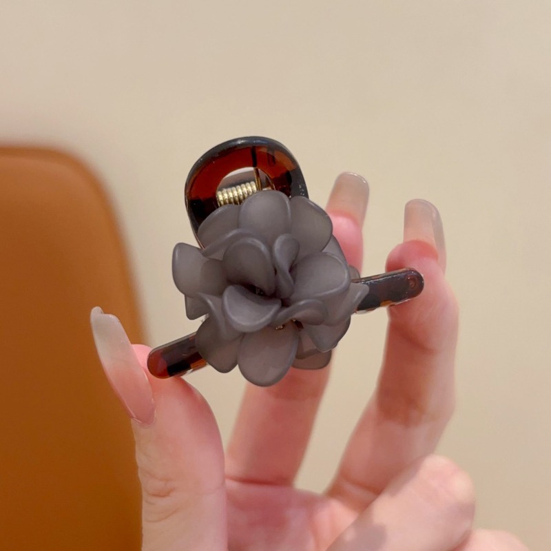 Clips de agarre de flores tridimensionales para niños lindos clips de cabello de mitad de frangeo 2024 nueva tarjeta de cabello de niña pequeña clips lateral