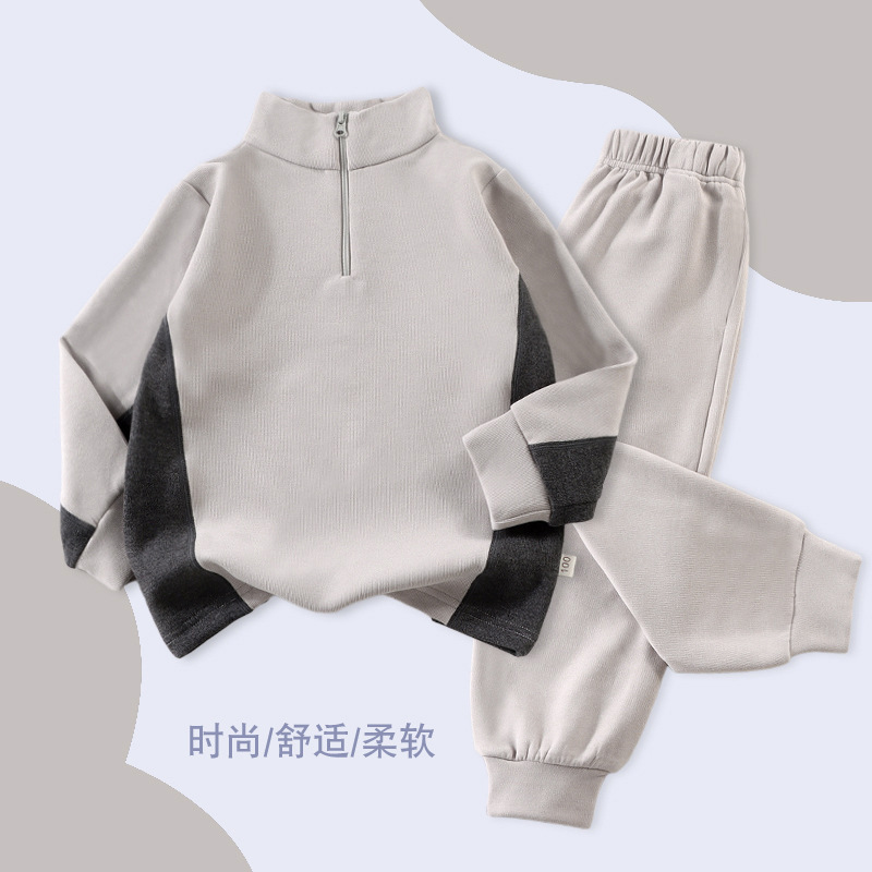 2025秋季新款男女童春秋套装时尚儿童卫衣中大童休闲套装|undefined