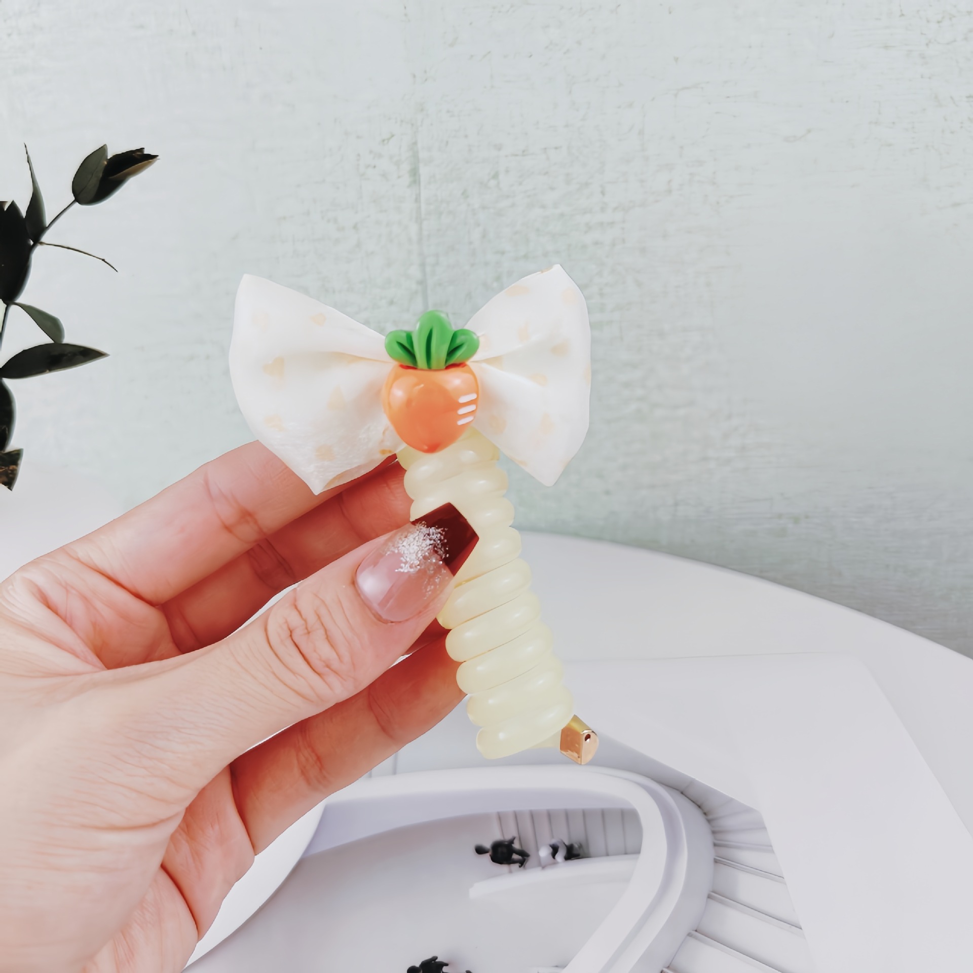 Niños bobinado línea telefónica anillo de cabello chica burbuja trenzada cuerda de cabello de alta elasticidad no daña el cabello 2024 nuevos accesorios para el cabello