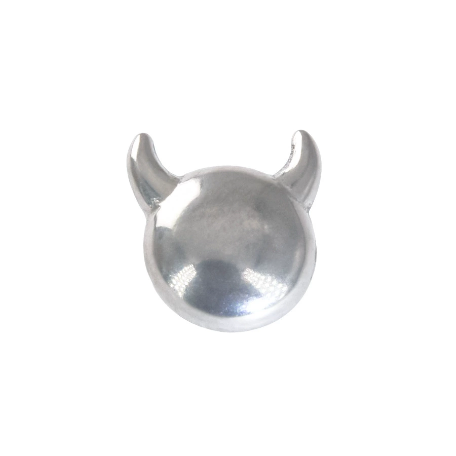 Metal small lip piercing heart-shaped