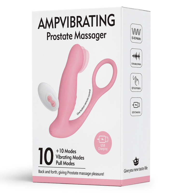 Astringuniu transfronterizo de comercio exterior desgaste de la próstata masajeador hebilla de frecuencia variable vibración anal plug palo de masaje equipo para adultos