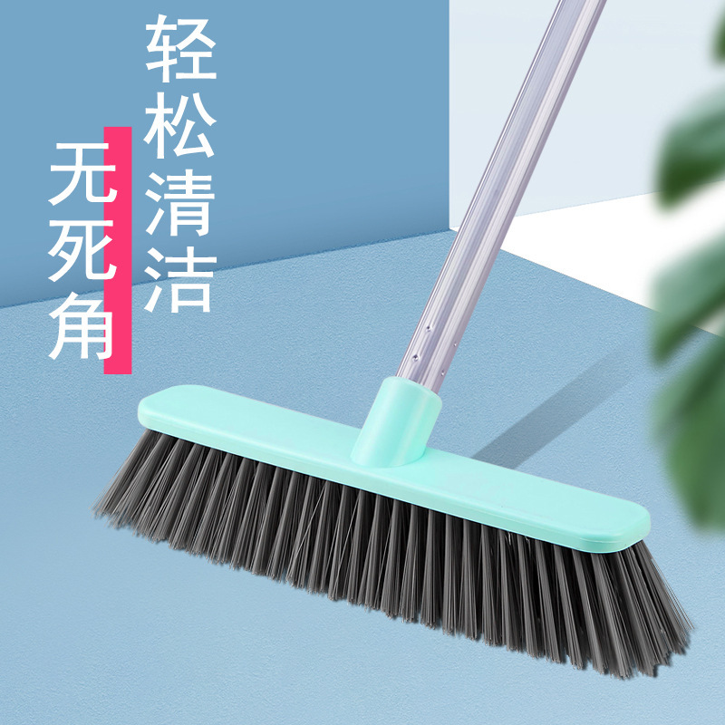Household Balcony Plastic Floor Brush Set Lengthened Stair Cleaning Dead End Floor Brush Kitchen Outdoor Garden Cleaning Brush