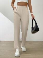 B 16314 Ice silk linen high waist harem pants ��˿��и���˫