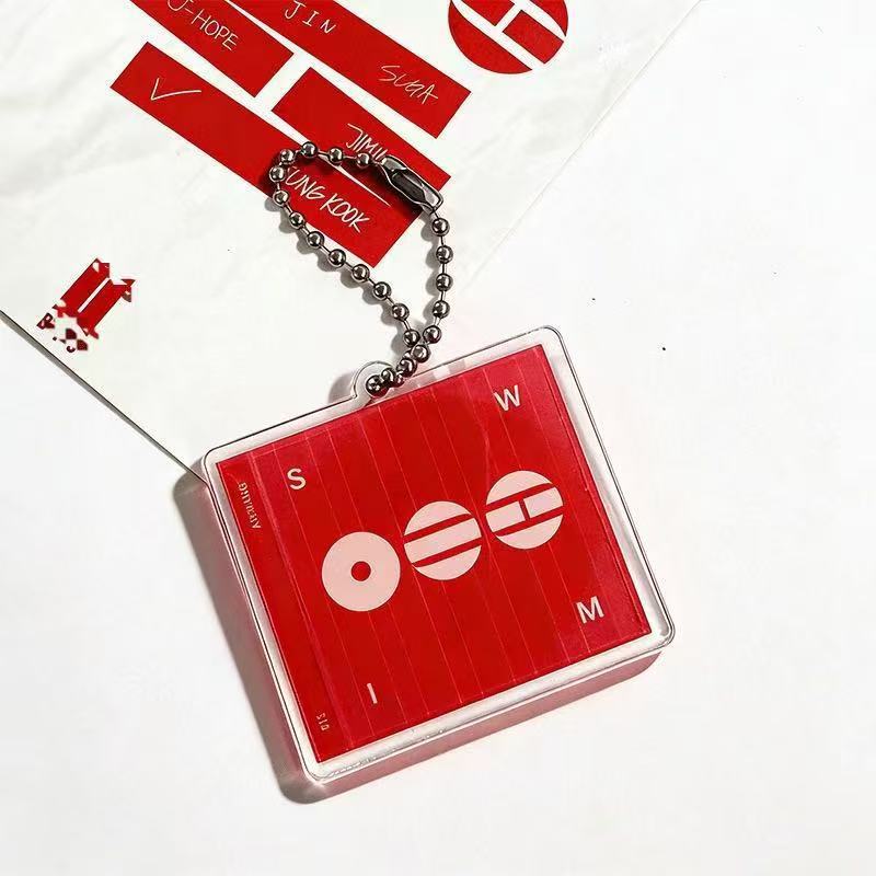 BTS "ARIRANG" CD acrylic keychain vinyl record jk v merchandise