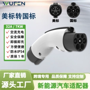 Wufen Type1/J1772-Gb/T American Standard to National Standard Adapter New Energy Vehicle Charging Pile Plug