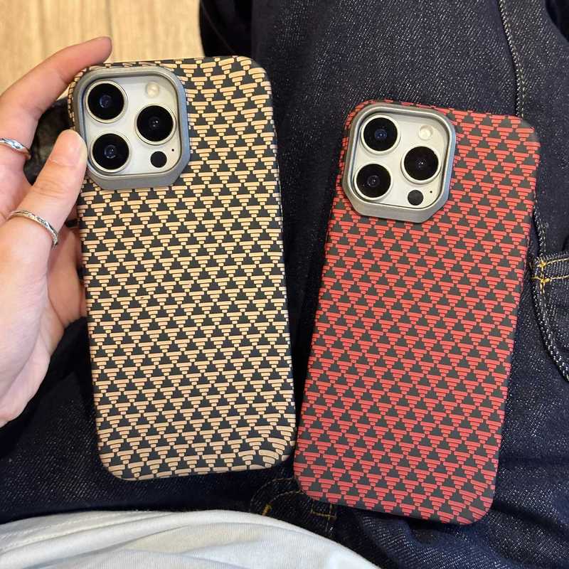 适用iPhone17PROMAX山峰凯夫拉肤感磨砂手机壳苹果16硬PC保护套15|undefined