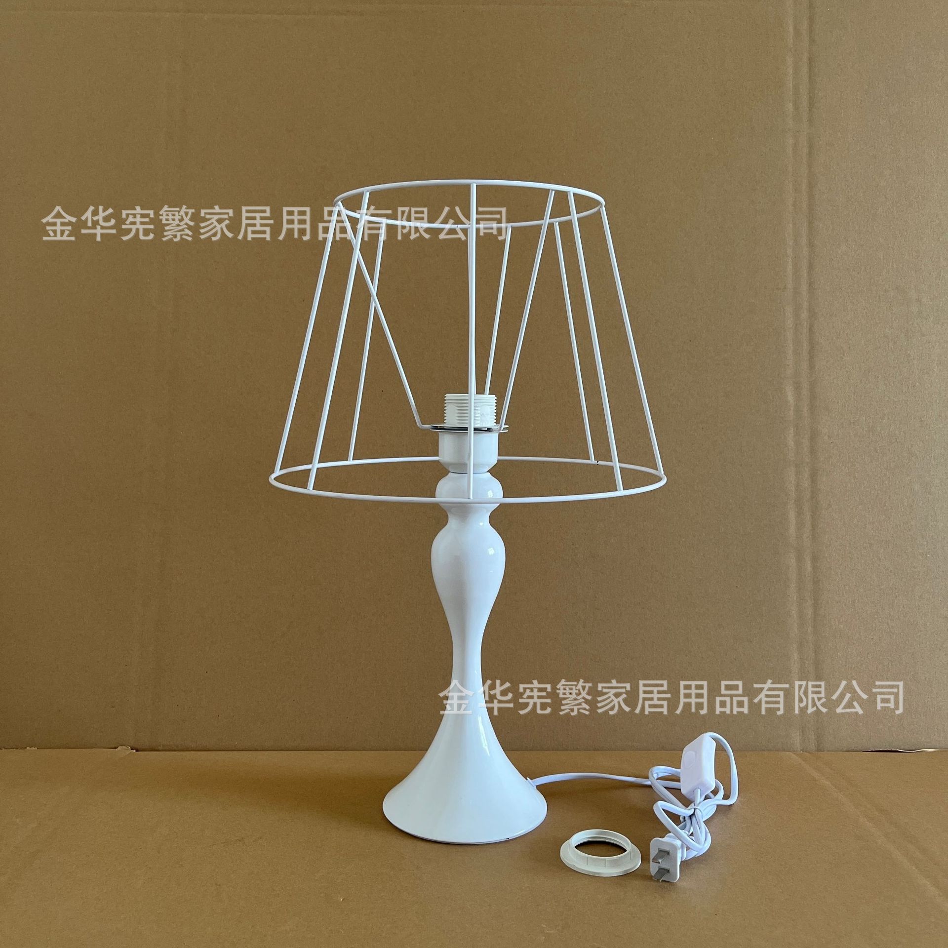 Xianfan pequeño libro rojo recomienda base metálica sirena combinación de marco de hierro con interruptor de botón de cable DIY hecho en casa