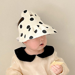 秋南 嬰兒遮陽帽女童防紫外線空頂帽寶寶帽子太陽帽兒童防曬帽