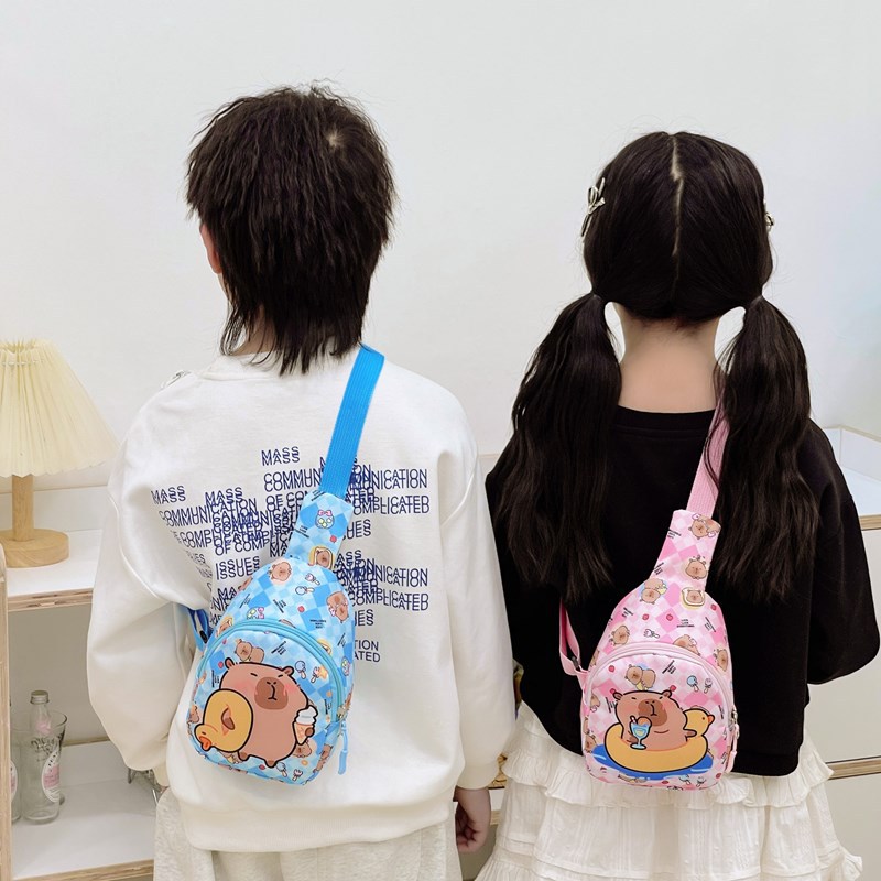 Carpibala bolso de pecho para niños 2025 nuevo caricatura lindas niñas mochila bolso de bebé de estilo extranjero niño mochila