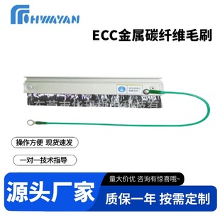 In stock ECC metal carbon fiber brush printing machine electrostatic elimination tape electrostatic elimination