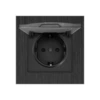 German style covered socket