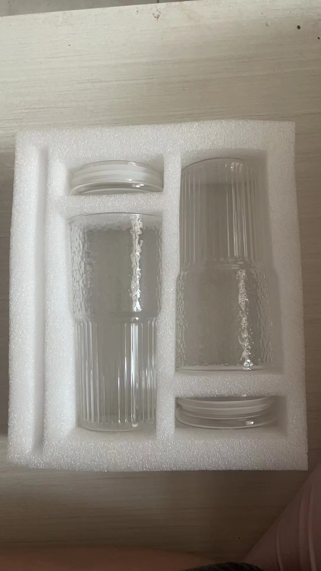 Taza de agua de vidrio de paja de gran capacidad taza de café de Oficina de Alto aspecto bebida de té de leche de niña taza de bebida resistente al calor