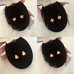 简约小众设计感日常百搭CNC工艺耳环合集时尚个性轻奢高级感耳饰