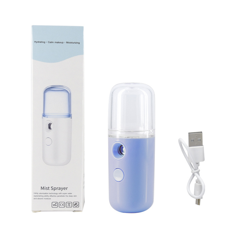 Nano Pulverizador de Bolas Pequeñas, Dispositivo Hidratante Portátil, Humidificador, Vaporizador Facial de Mano, Agua Desinfectante con Ácido Hipocloroso image 16