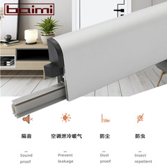 Automatic Up-and-Down Sealing Strip for Hotel/Guesthouse Doors with External Installation, Soundproofing, Smokeproofing, and Dustproofing