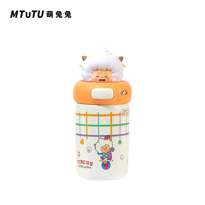 喜羊羊灰太狼水杯高颜值塑料杯儿童学生便携保温杯创意礼品批发|undefined