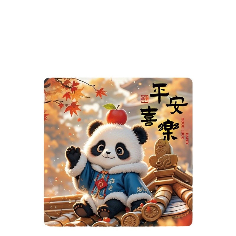Acrylic developed cute long panda refrigerator stickers DIY variety of models magnetic refrigerator stickers can be processed