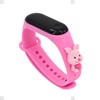 Cartoon doll, watch strap, digital watch for elementary school students, plastic waterproof children's bracelet, new collection