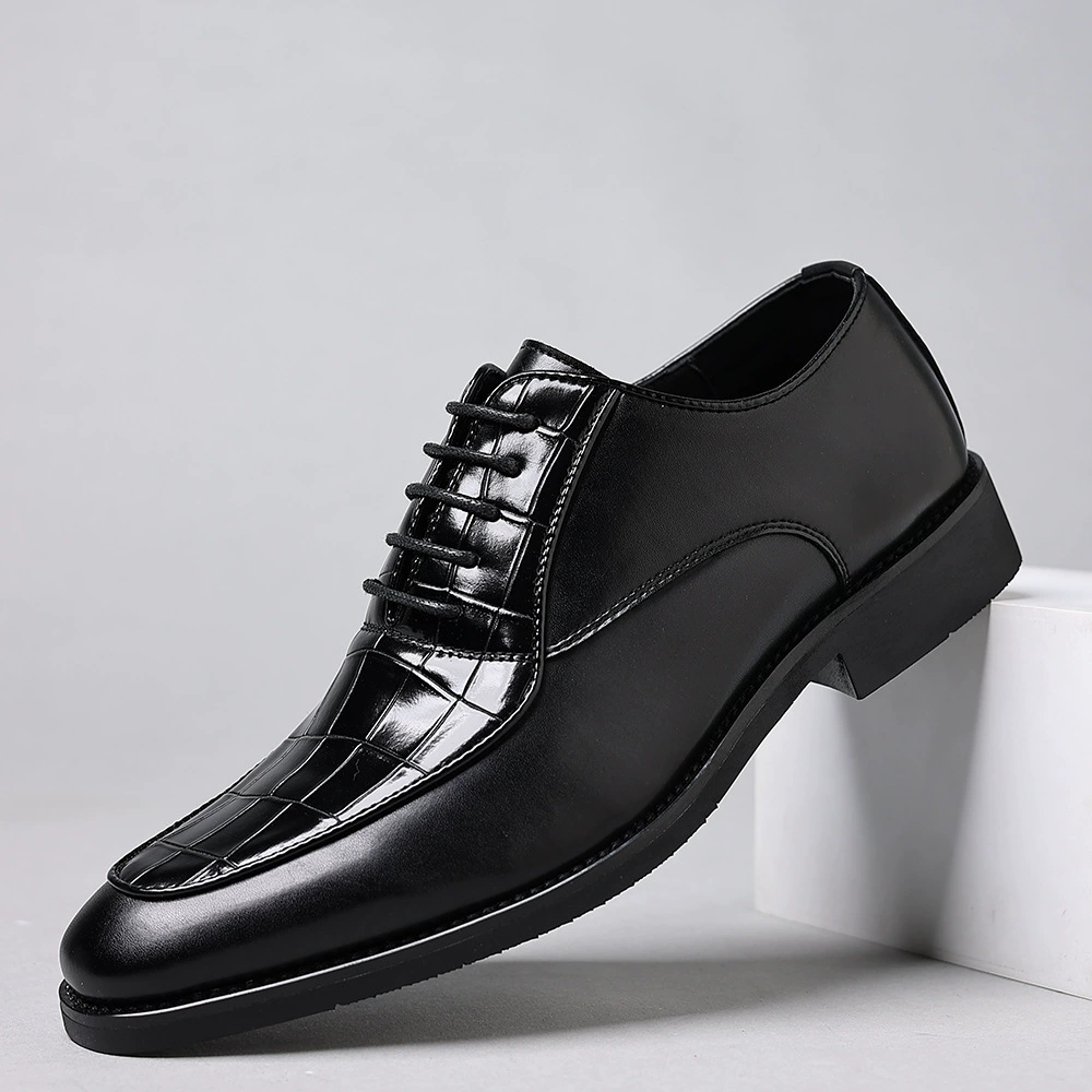 Classic suit jacket, breathable shoes for leather shoes English style for leisure, plus size, British style