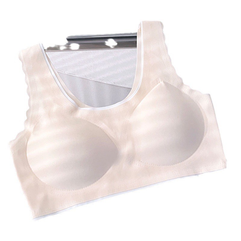 High Quality Girls' Development Sports Vest Traceless Underwear Gathering Beautiful Back No Steel Ring Anti-sagging Breathable Cool