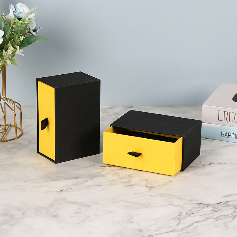 Caja de regalo de tipo cajón personalizada caja de embalaje de tipo libro con tapa de tapa de cielo y tierra impresa caja de color de cubierta dura de tipo cajón