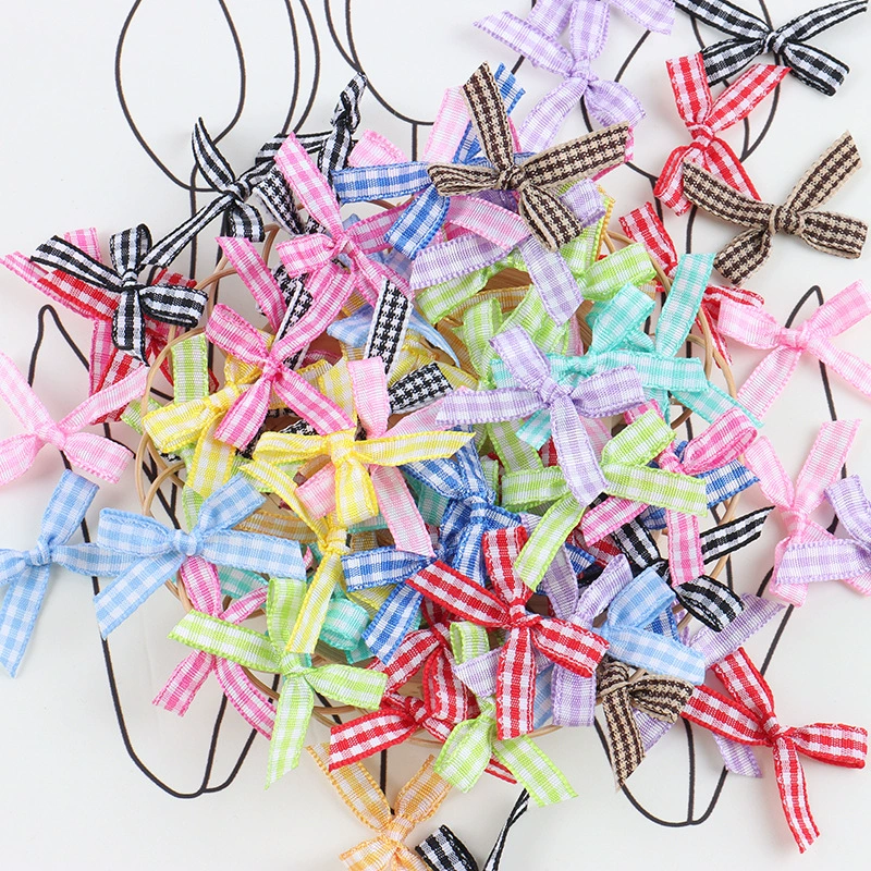 Рождественский 2-очечный клетчатый бант diy аксессуары трусики ткацкая машина для игры бабочки аксессуары для готовой одежды