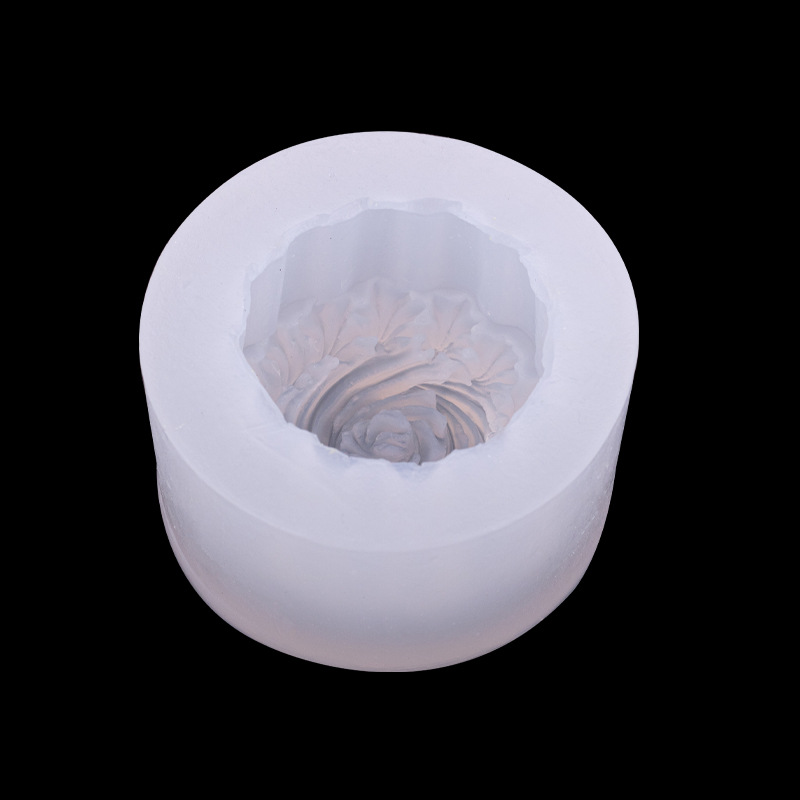 Simulación tridimensional pequeño pastel molde de silicona DIY epoxi arcilla yeso aromaterapia vela hecha a mano jabón fabricación Accesorios