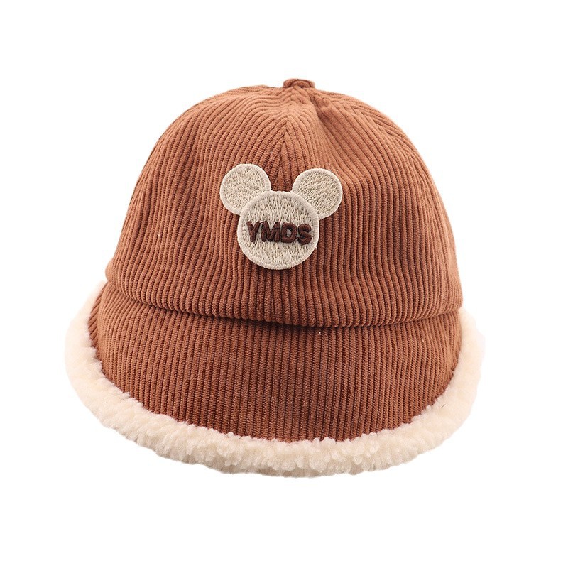 Sombreros para bebés otoño y invierno de moda coreana para bebés súper lindos para niños gorra de lengua de pato para niños gorra de béisbol de terciopelo caliente