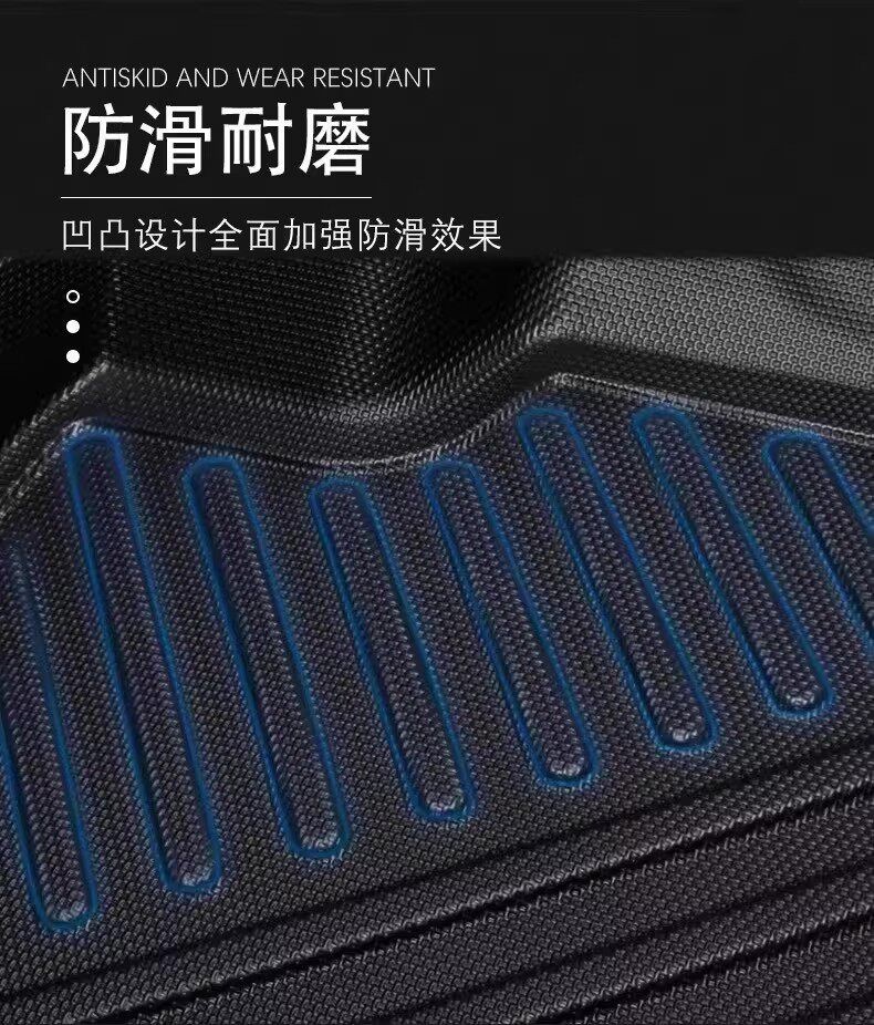 Suitable for 16-23 Year Mitsubishi Pajero Right-Hand Drive Tpe Wear-Resistant Pajero Waterproof, Environmentally Friendly, Odorless Car Floor Mats