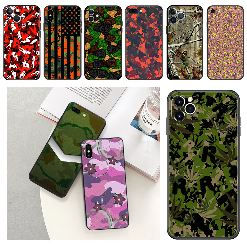 For apple iphone camouflage army camouflage camera protective cover