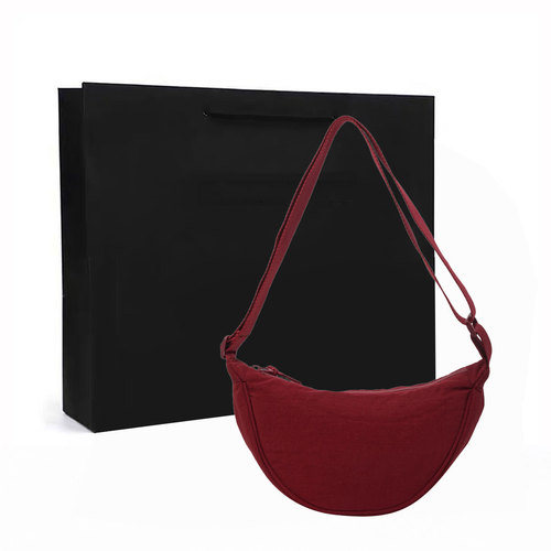 Women's Crossbody Bag Same as Changing Room, Red Book Nylon Dumpling Bag, Student Single Shoulder Bag, Casual Fabric Bag, Factory Supply