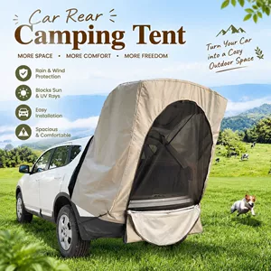 Cross-border hot sale outdoor SUV car rear trunk car roof tent self-driving camping factory wholesale