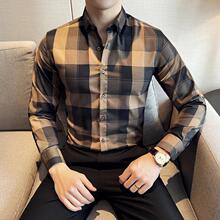 V 78301 Men's slim long-sleeve shirt ��ʿ�����������ŷ����
