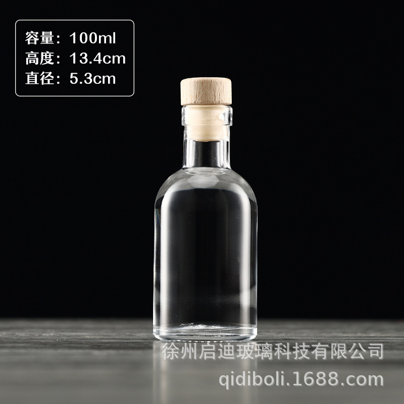 Botellas de vodka al por mayor botellas de vino de vidrio transparentes botellas vacías botellas de vino de frutas botellas de vino de hielo selladas botellas de vino de fabricación propia