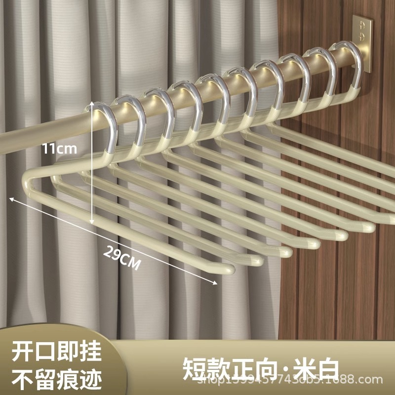 鹅型裤架家用挂裤子衣架专用无痕裤夹防滑2形Z字衣柜内置收纳神器|undefined