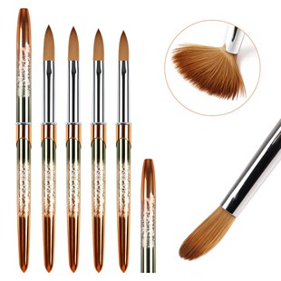 Rose Gold Wrinkle Rod Nail Art Crystal Pen Crystal Powder Carving Pen Nail Extension Nail Tool Nail Pen