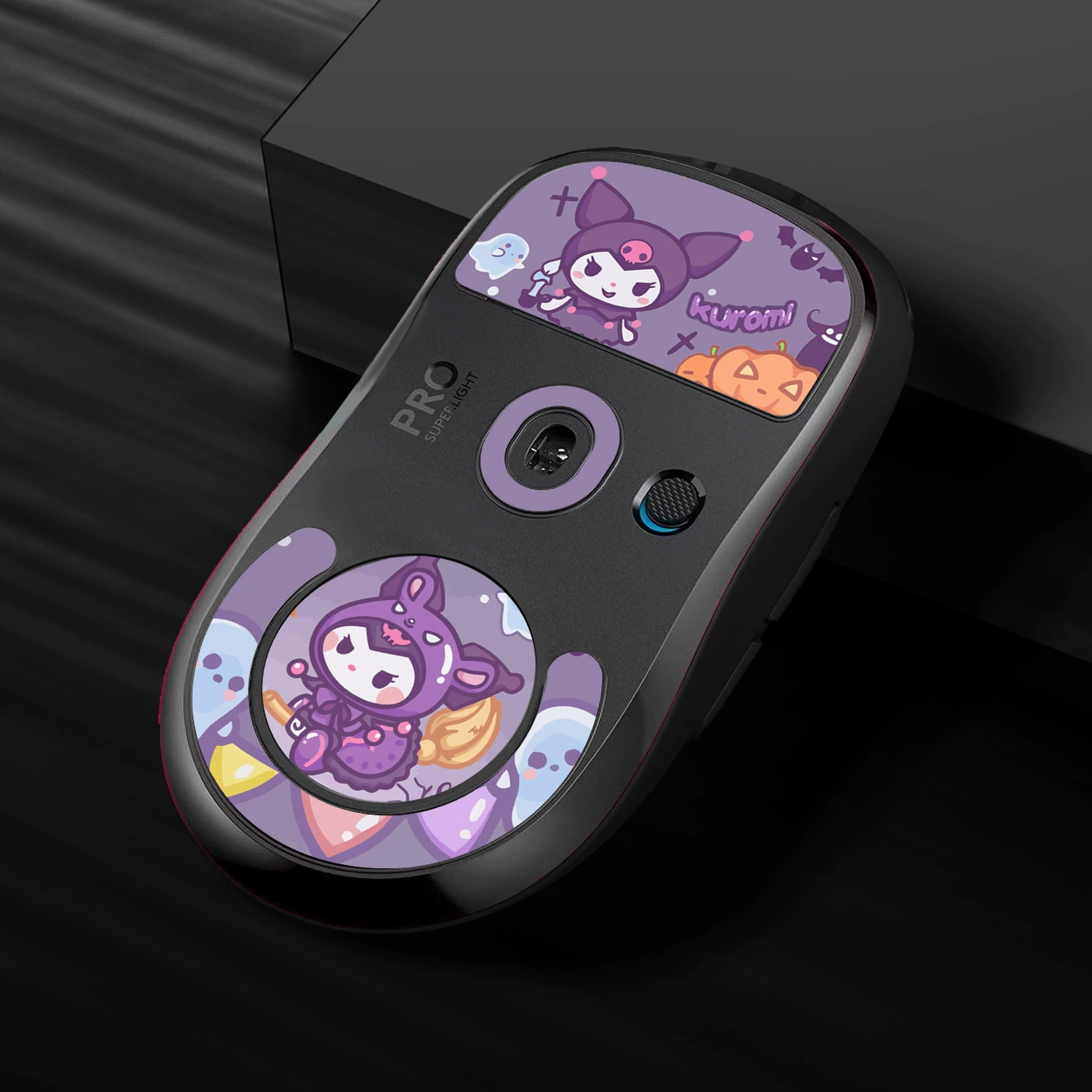 Совместимая мышь Logitech, закалённое стекло, износостойкие накладки для ножек, мультяшный коврик, второе поколение