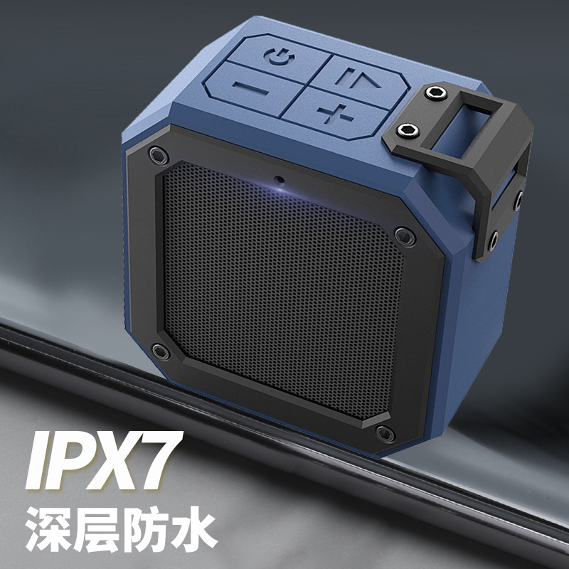 Outdoor Portable Bluetooth Speaker Subwoofer Mobile Phone Buckle Car-Mounted Golf Magnetic Waterproof Speaker Stereo